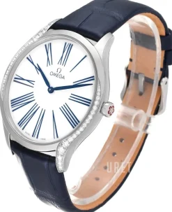 De Ville Tresor Vit/Läder Ø39 mm