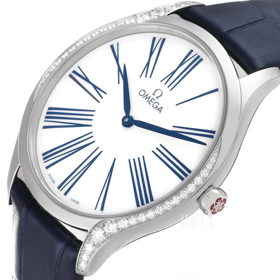 De Ville Tresor Vit/Läder Ø39 mm