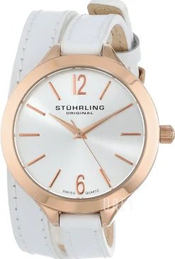 Deauville Sport Silverfärgad/Läder Ø38 mm
