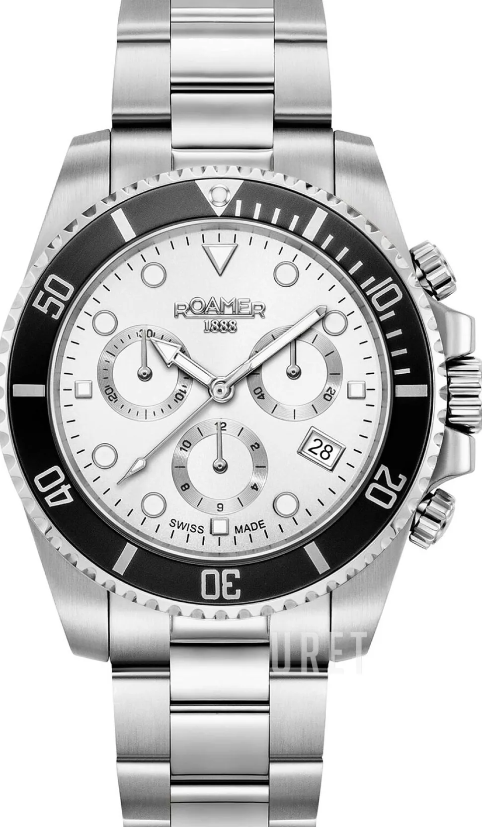 Deep Sea 100 Silverfärgad/Stål Ø41 mm