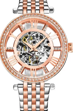 Delphi Skelettskuren/Roséguldstonat stål Ø38 mm