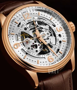 Denmark Silverfärgad/Läder Ø42 mm