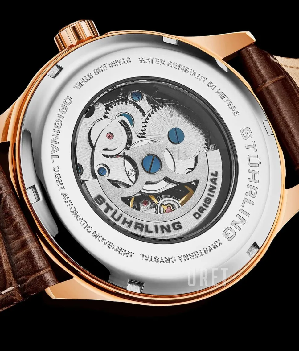 Denmark Silverfärgad/Läder Ø42 mm