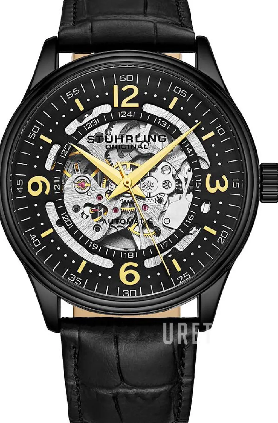 Denmark Svart/Läder Ø42 mm