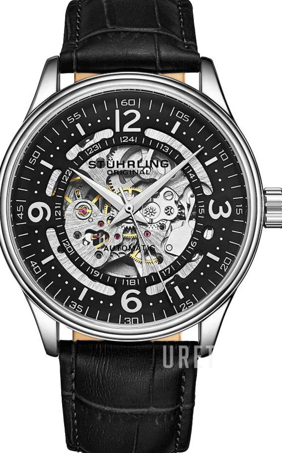 Denmark Svart/Läder Ø42 mm