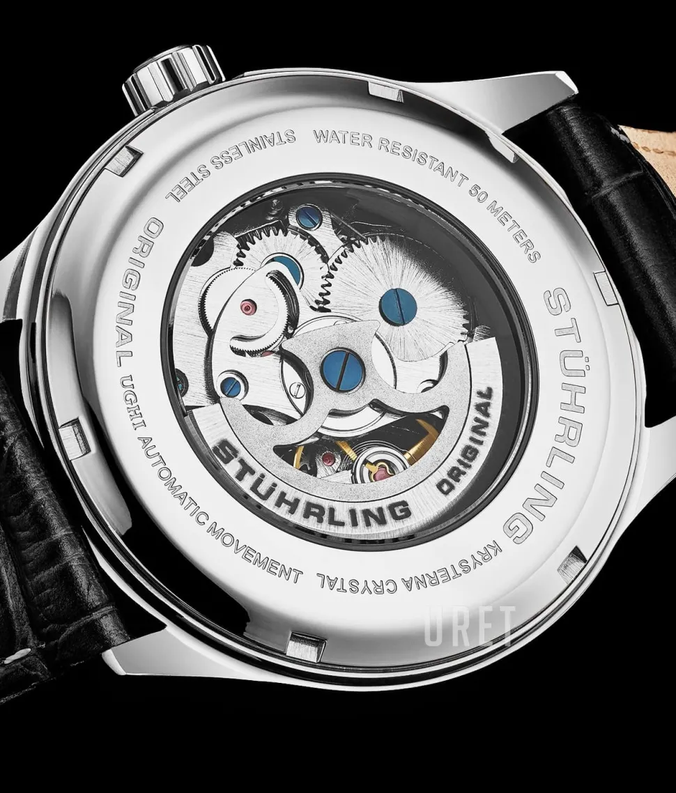 Denmark Svart/Läder Ø42 mm