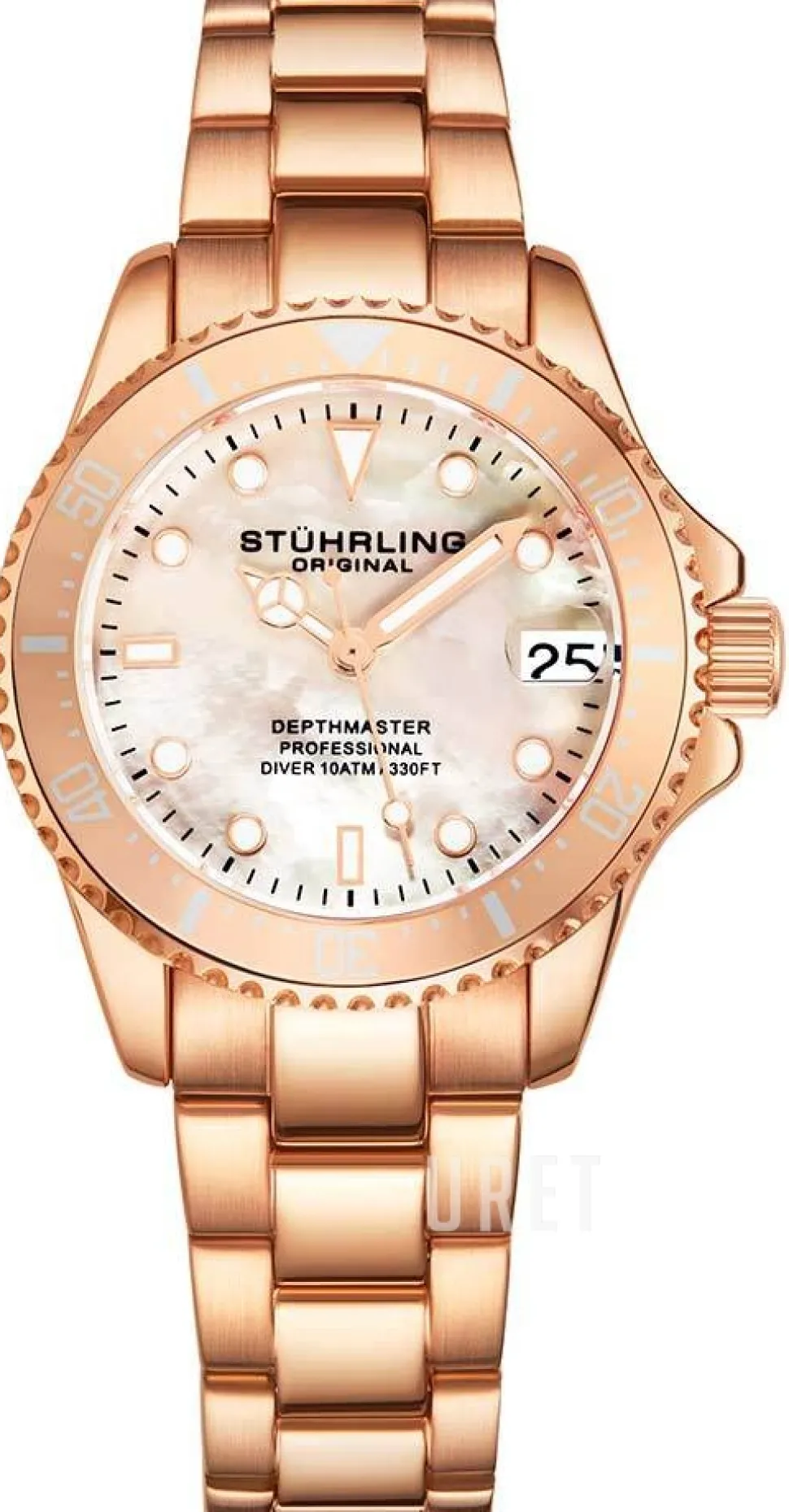 Depthmaster Antikvit/Roséguldstonat stål Ø32 mm