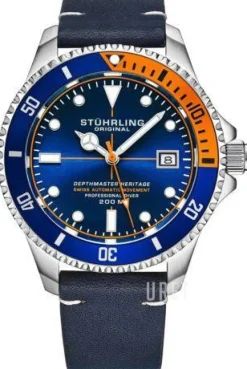 Depthmaster Blå/Läder Ø42 mm