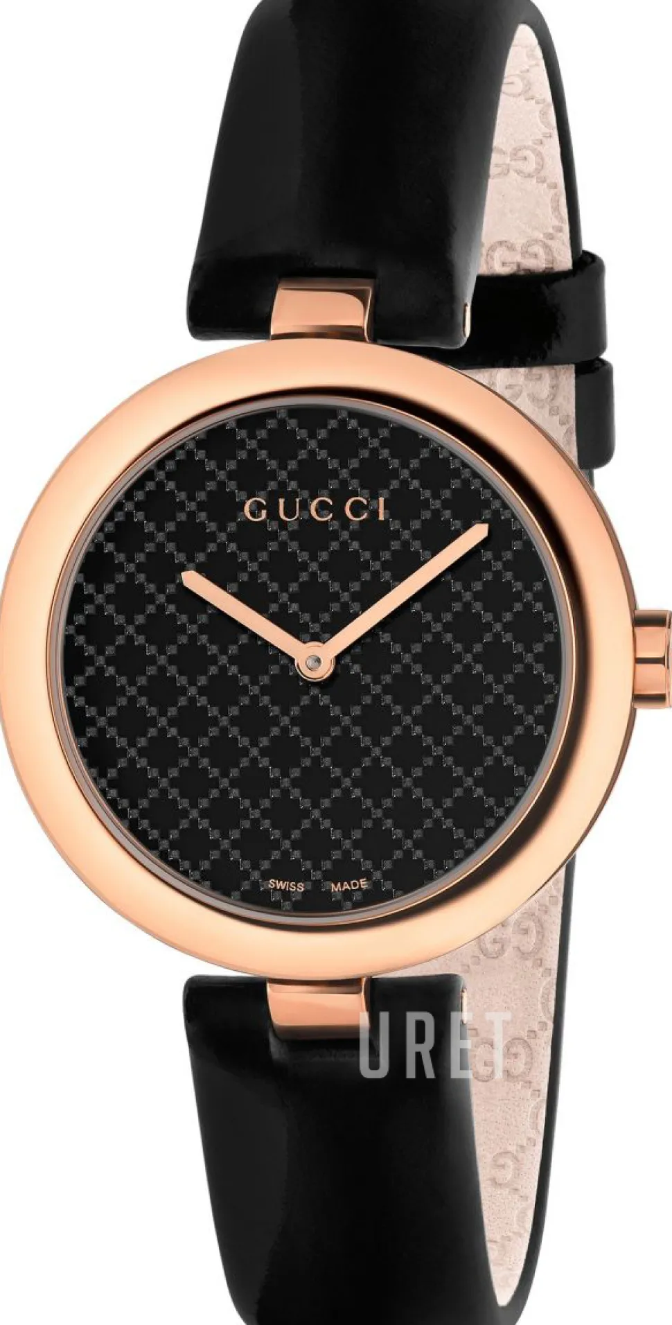 Diamantissima Svart/Läder Ø32 mm