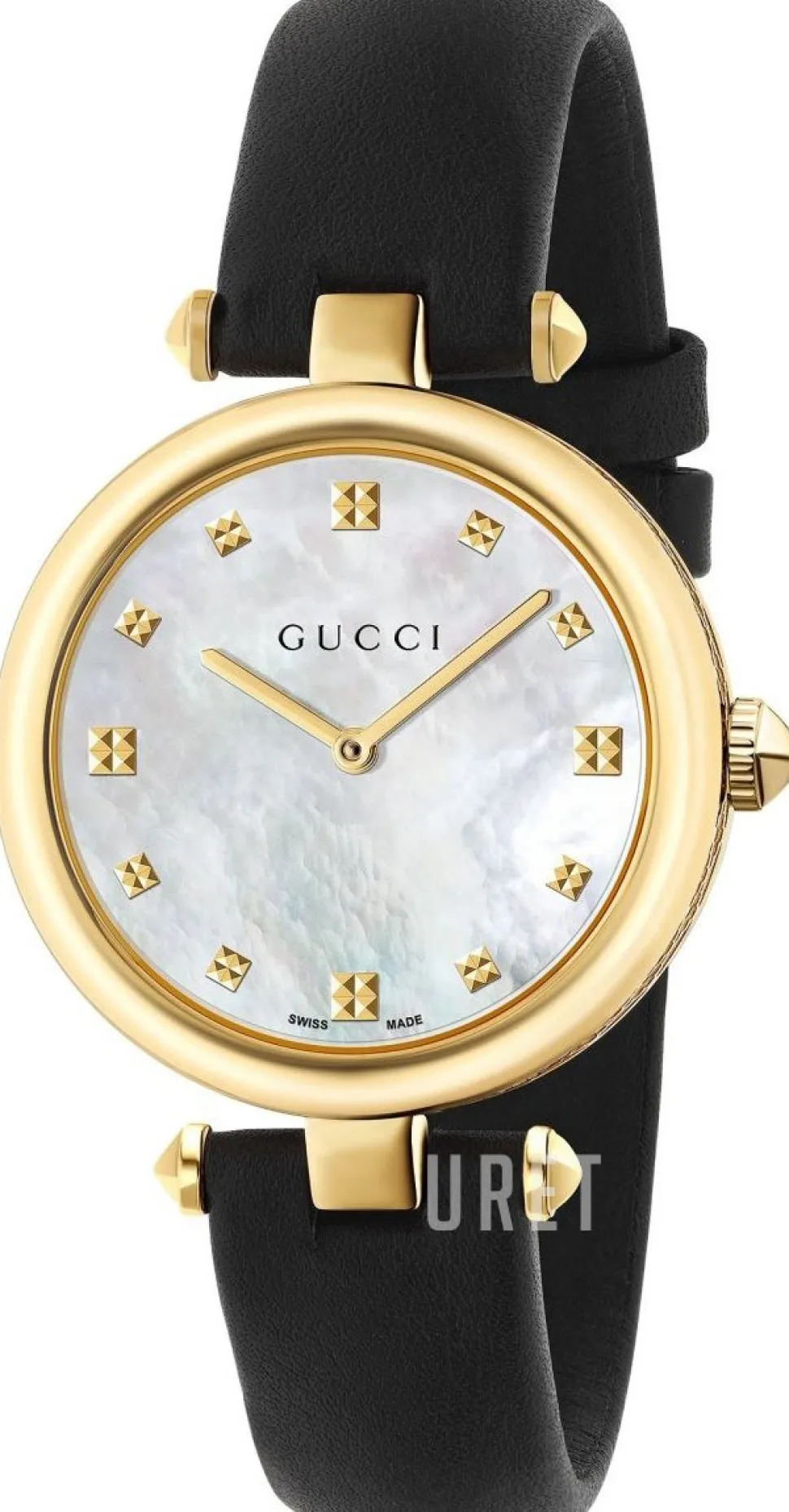 Diamantissima Vit/Läder Ø32 mm