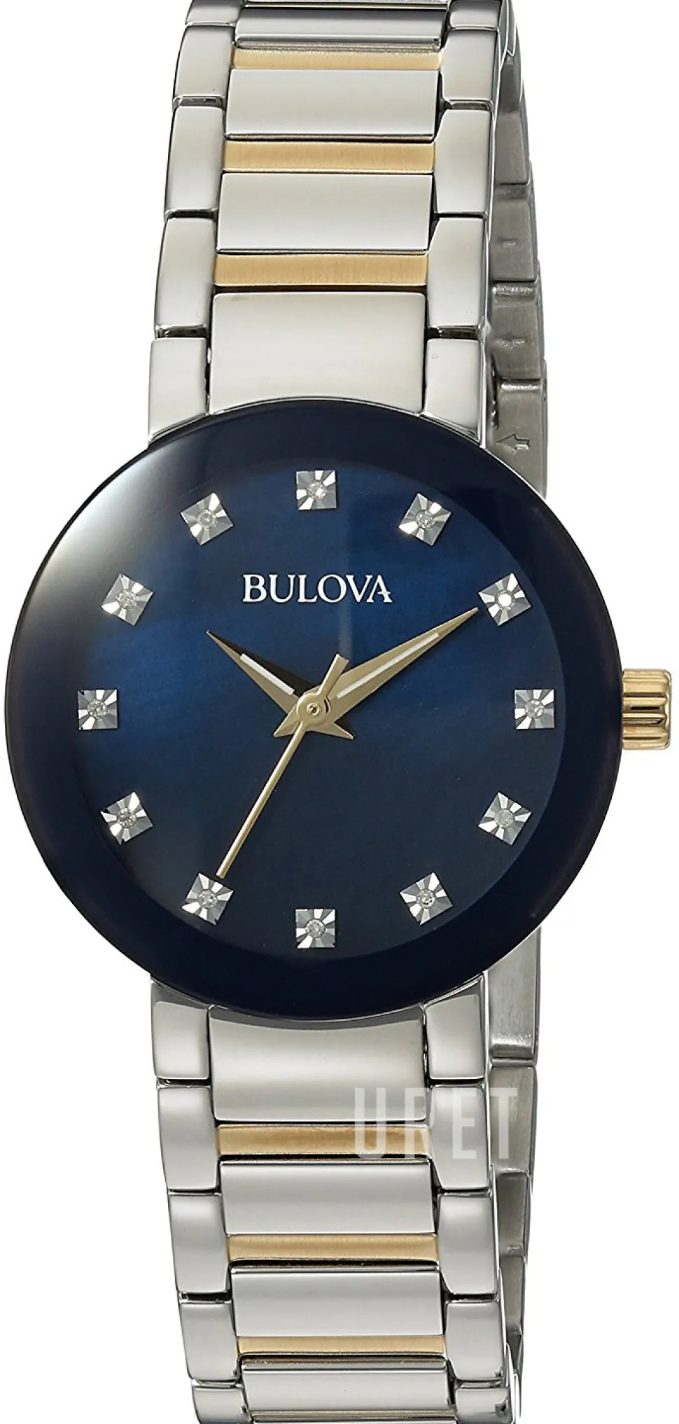 Diamond Blå/Gulguldtonat stål Ø26 mm