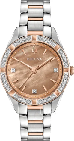 Diamond Bronsfärgad/Roséguldstonat stål Ø32 mm