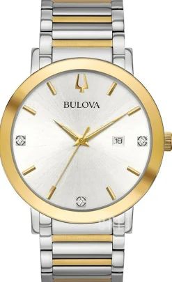 Diamond Silverfärgad/Gulguldtonat stål Ø42 mm