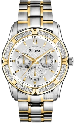 Diamond Silverfärgad/Gulguldtonat stål Ø42 mm