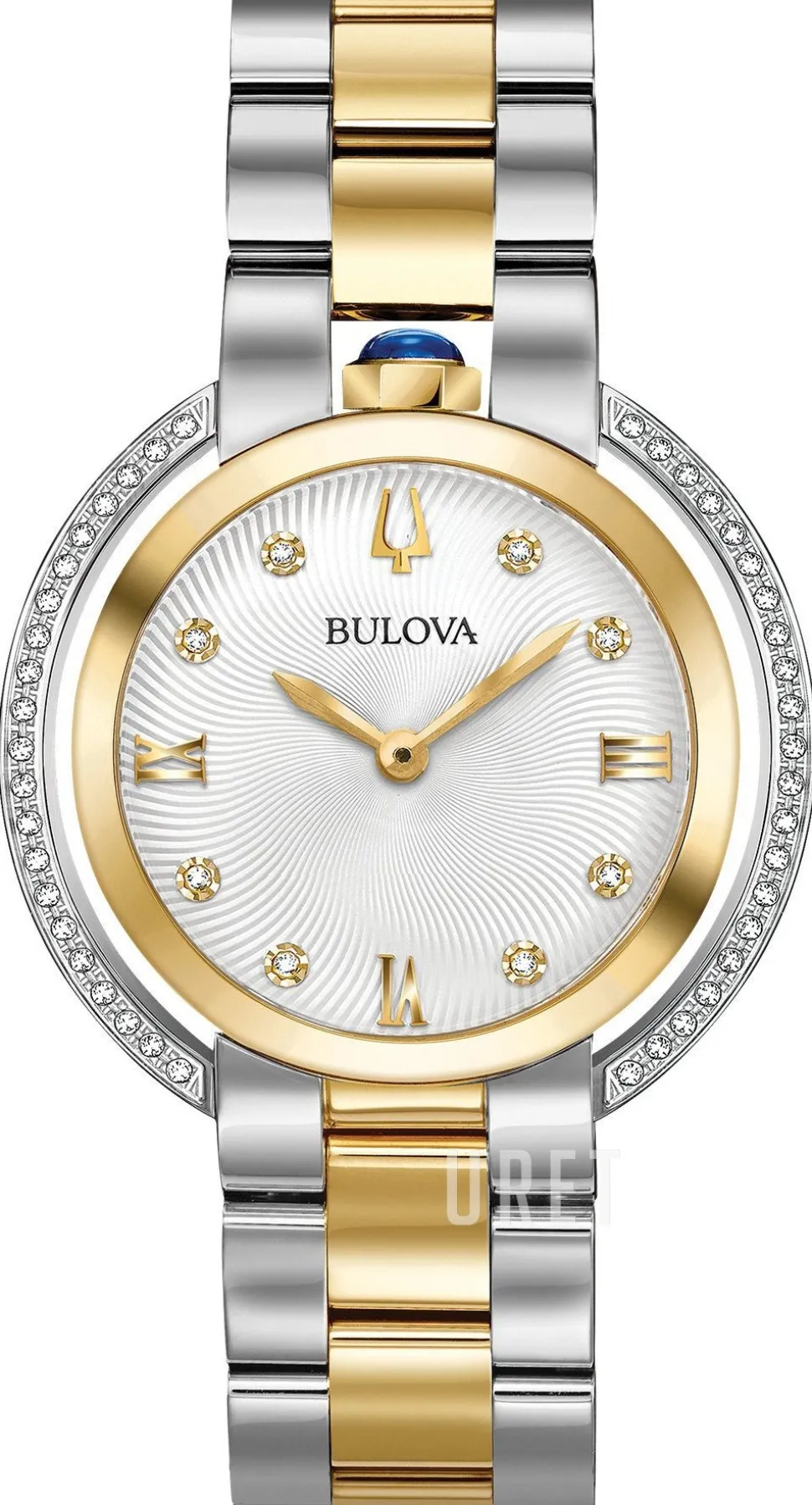 Diamond Silverfärgad/Gulguldtonat stål Ø35 mm