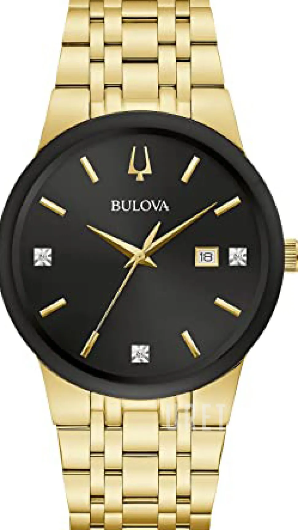 Diamond Svart/Gulguldtonat stål Ø40 mm