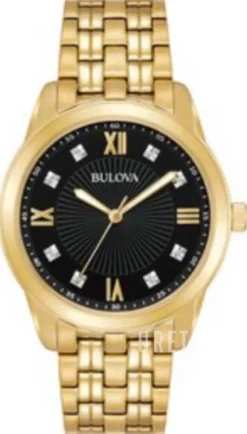 Diamond Svart/Gulguldtonat stål Ø40 mm