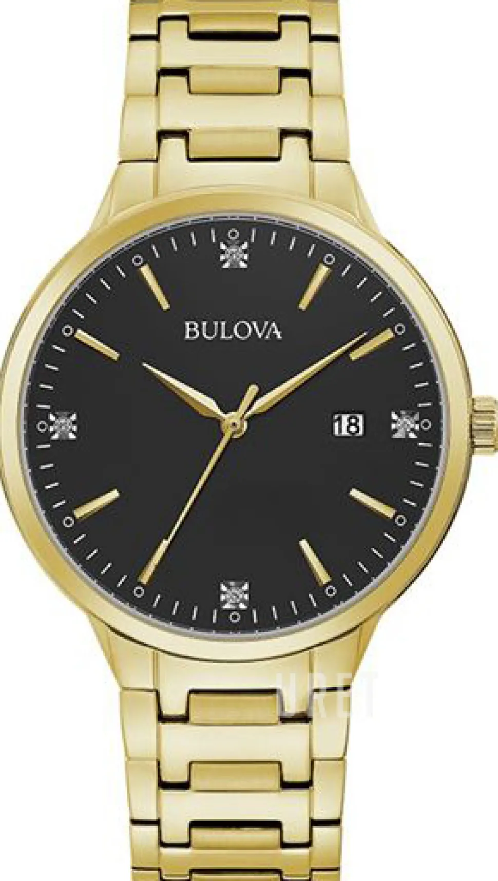 Diamond Svart/Gulguldtonat stål Ø40 mm