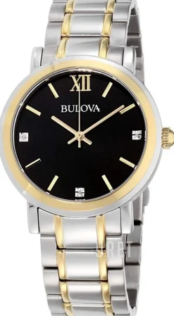 Diamond Svart/Gulguldtonat stål Ø40 mm