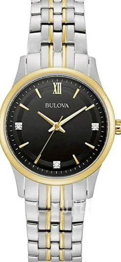 Diamond Svart/Gulguldtonat stål Ø30 mm