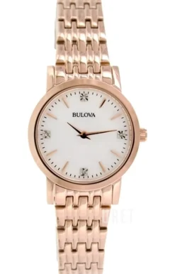 Diamond Vit/Roséguldstonat stål Ø27 mm