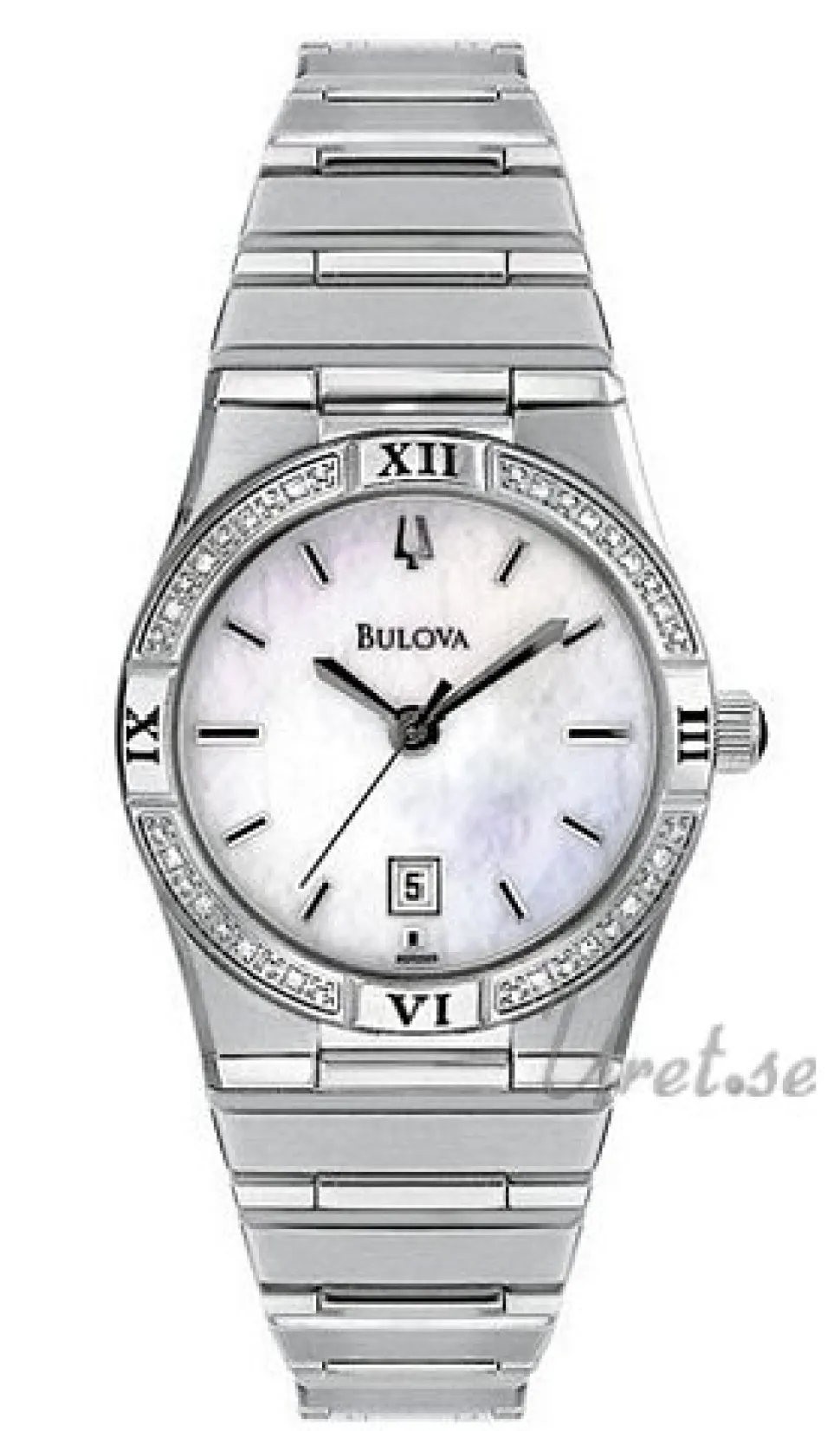 Diamonds Dam Vit/Stål Ø27 mm