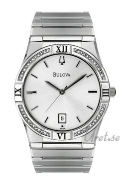 Diamonds Herr Vit/Stål Ø36 mm