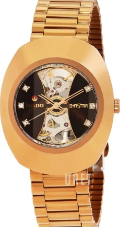 Diastar Brun/Roséguldstonat stål Ø35 mm