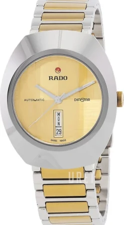 Diastar Guld/Gulguldtonat stål Ø38 mm