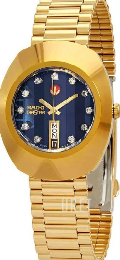 Diastar Original Blå/Gulguldtonat stål Ø35 mm