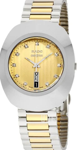 Diastar Original Guld/Gulguldtonat stål Ø35 mm