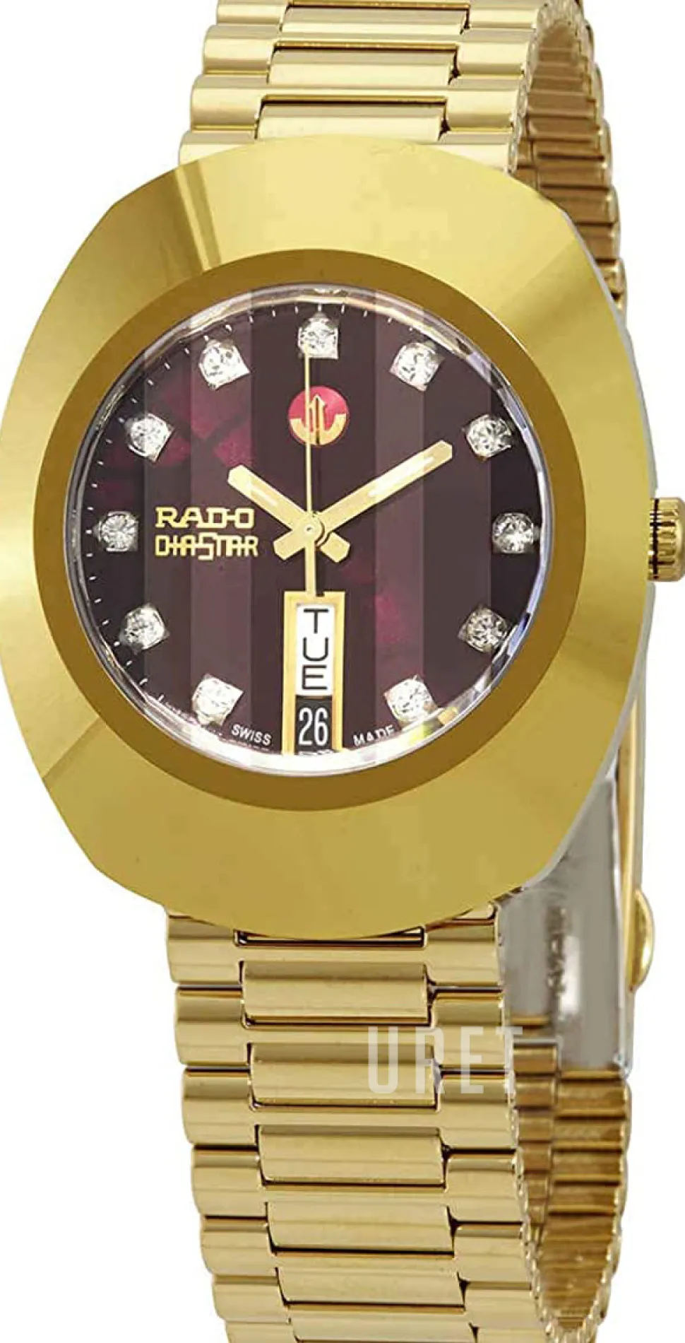 Diastar Original Röd/Gulguldtonat stål Ø35 mm