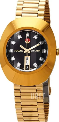 Diastar Original Svart/Gulguldtonat stål Ø35 mm