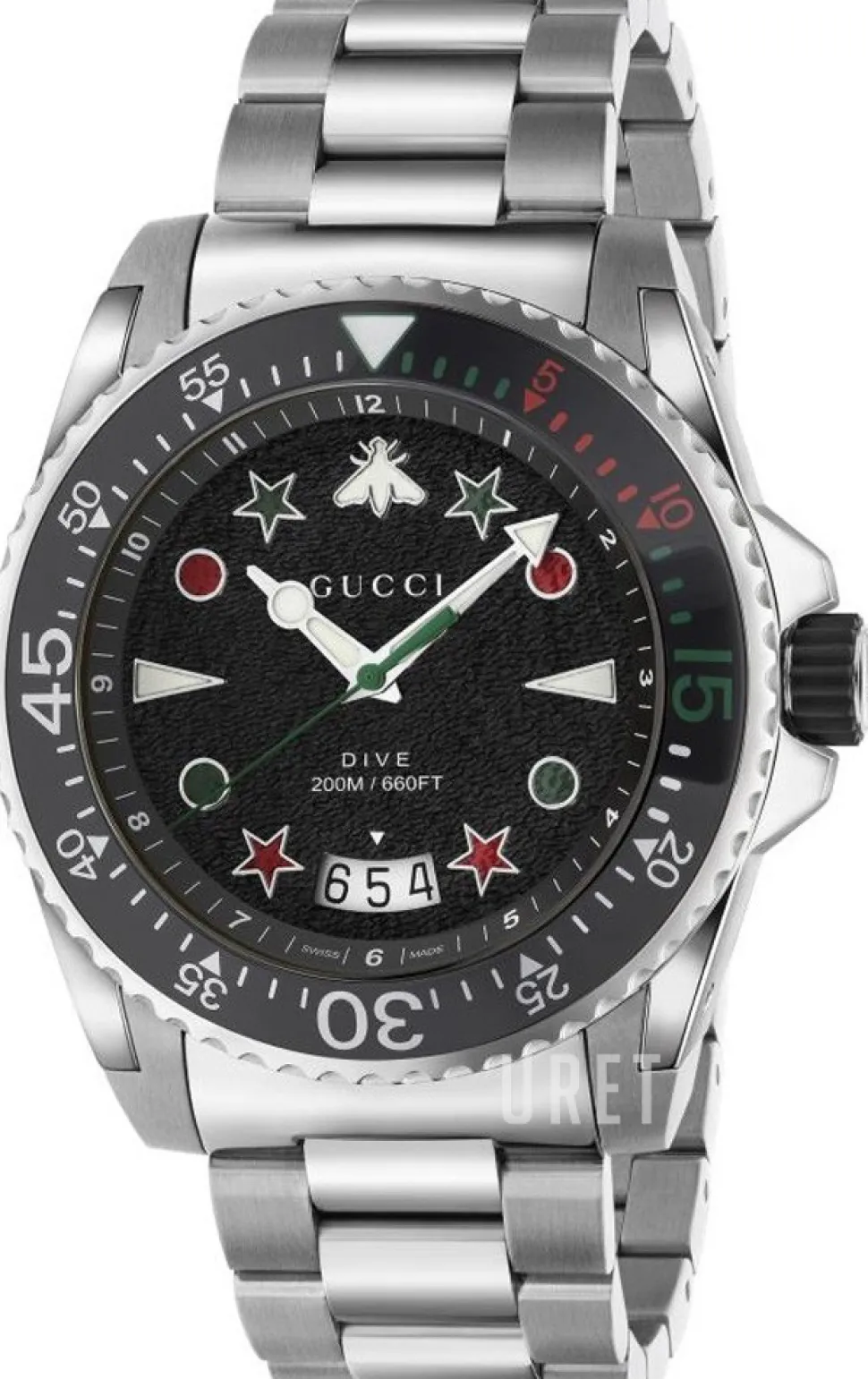 Dive Svart/Stål Ø45 mm