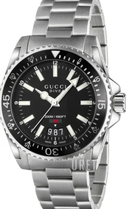 Dive Svart/Stål Ø40 mm