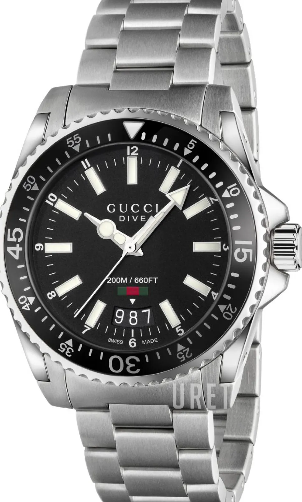 Dive Svart/Stål Ø40 mm