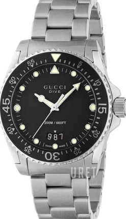 Dive Svart/Stål Ø40 mm