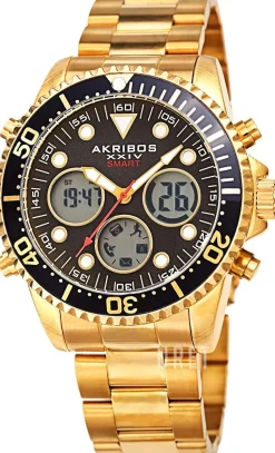 Divers Svart/Gulguldtonat stål Ø44 mm