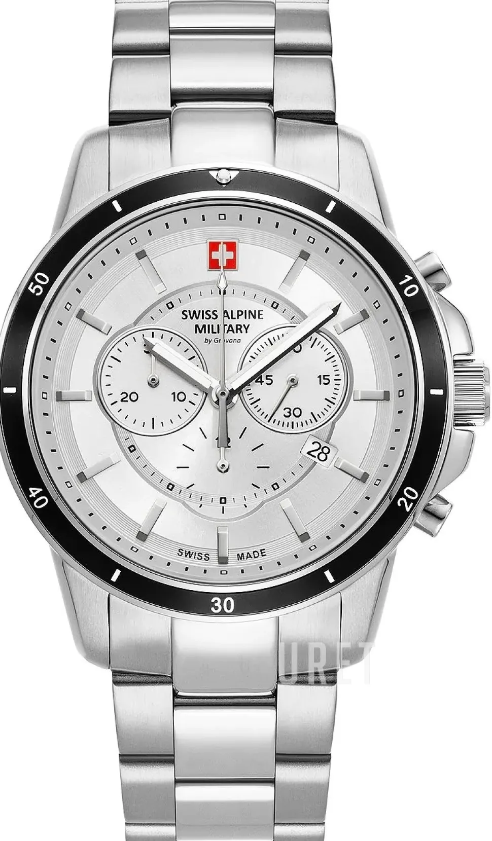 Douglas Silverfärgad/Stål Ø44 mm