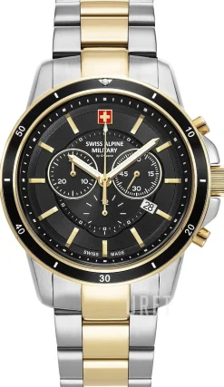 Douglas Svart/Guldtonat stål Ø44 mm