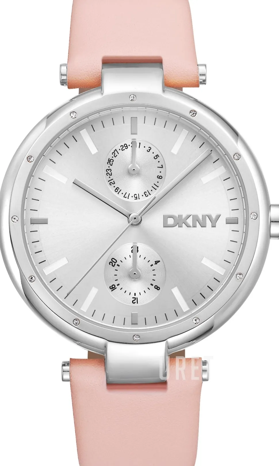 Downtown Multi Silverfärgad/Läder Ø38 mm