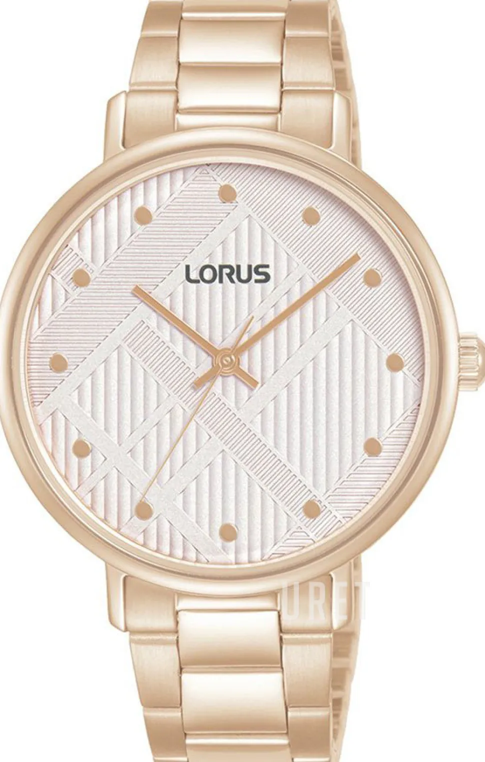 Dress Champagnefärgad/Roséguldstonat stål Ø36 mm