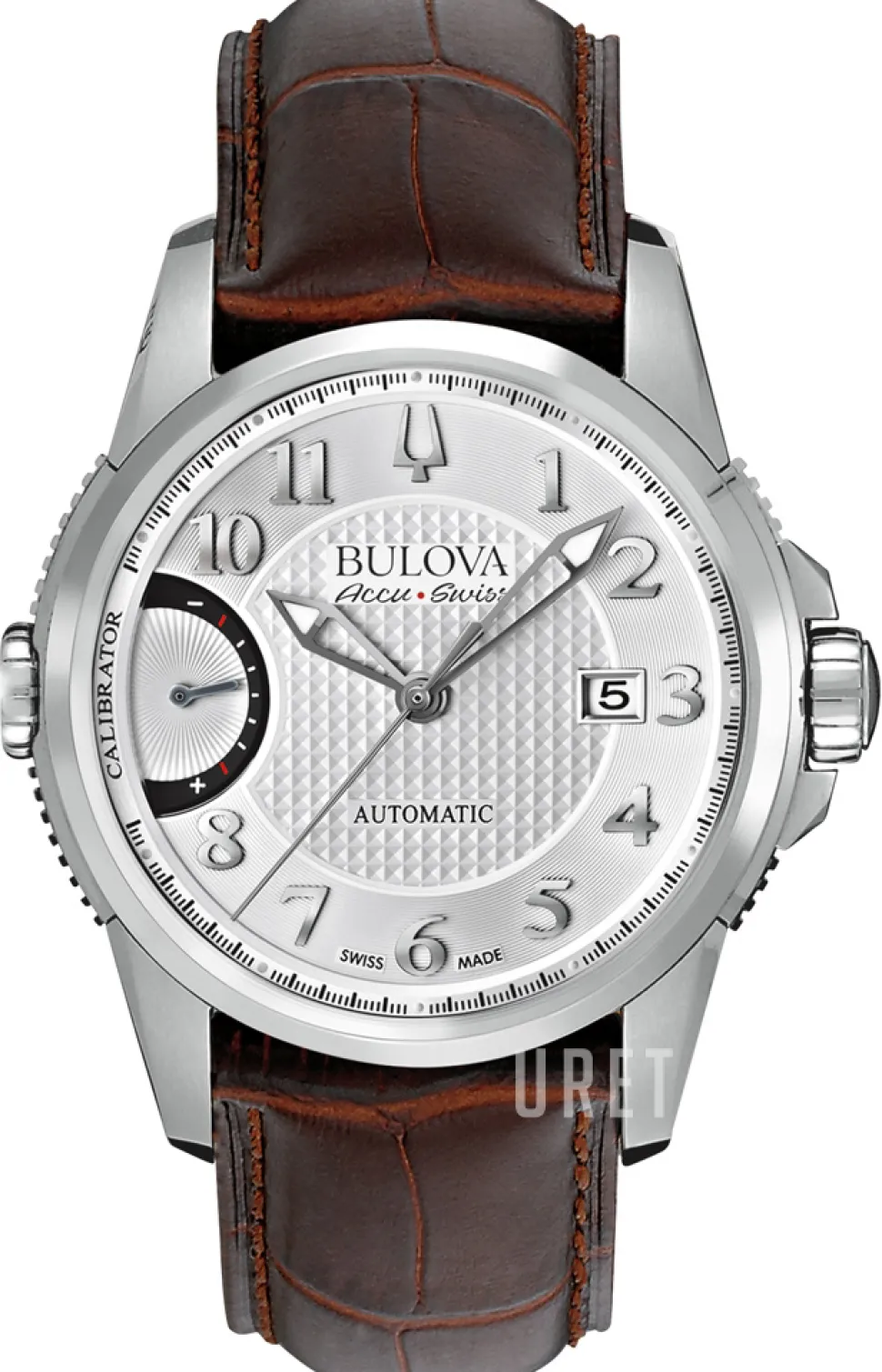 Dress Silverfärgad/Läder Ø43 mm