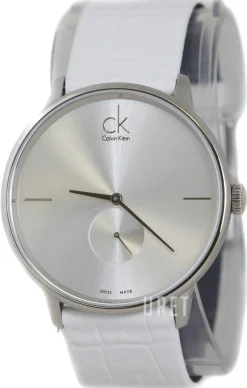 Dress Silverfärgad/Läder Ø41 mm