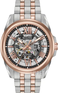 Dress Skelettskuren/Roséguldstonat stål Ø42 mm