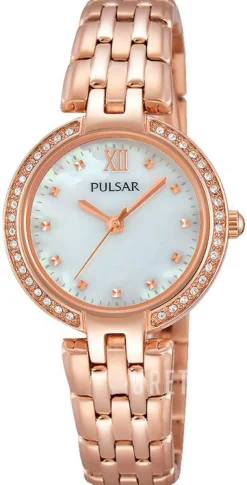 Dress Vit/Roséguldstonat stål Ø28 mm