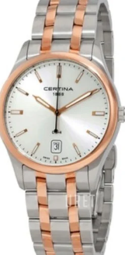 DS 4 Silverfärgad/Roséguldstonat stål Ø38 mm