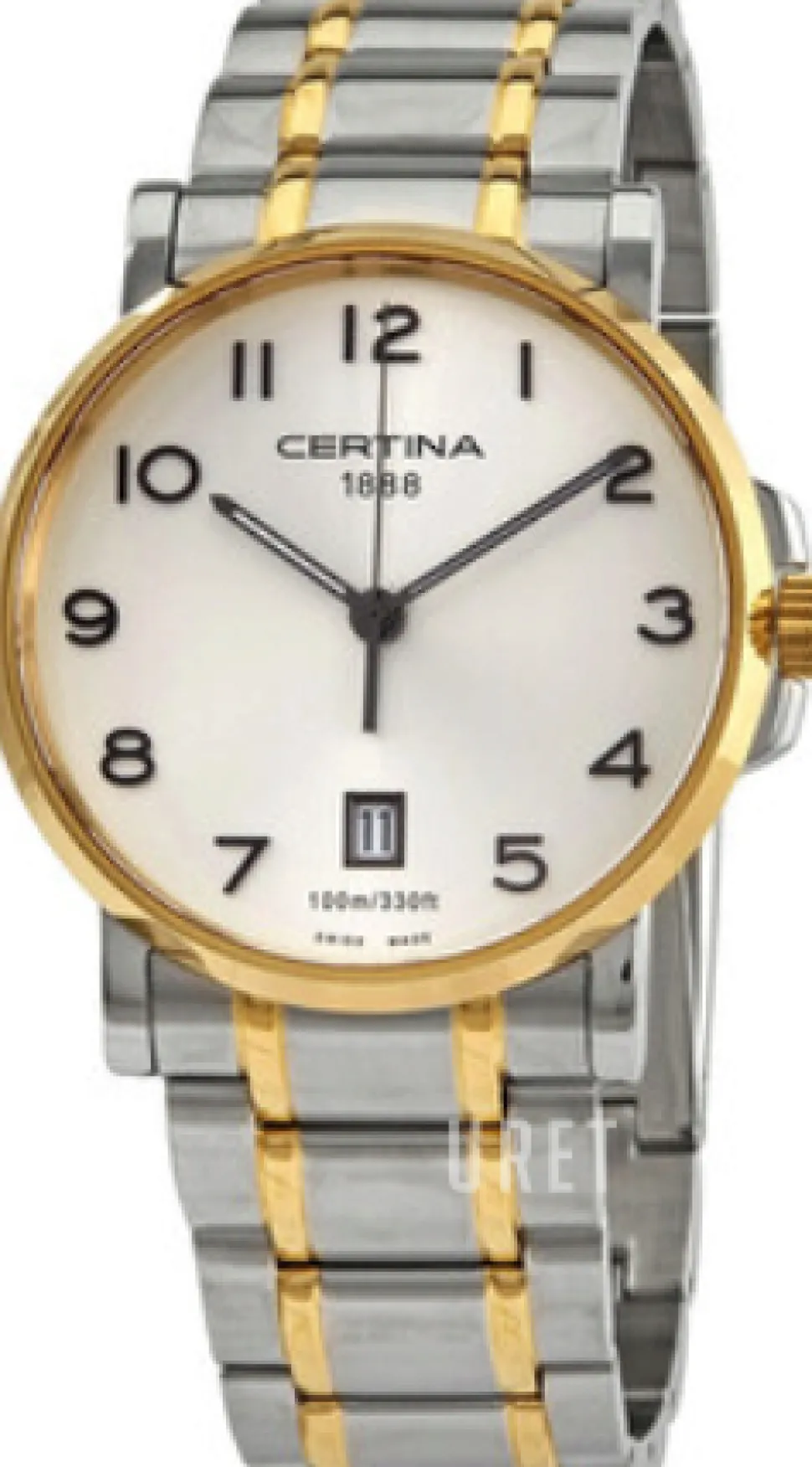 DS Caimano Silverfärgad/Gulguldtonat stål Ø38 mm