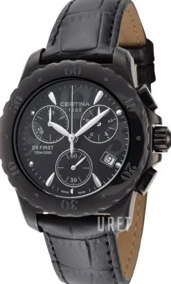 Ds First Svart/Läder Ø34 mm