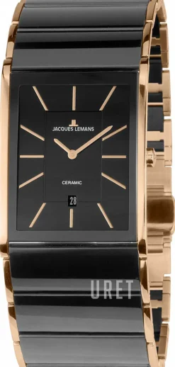 Dublin Svart/Roséguldstonat stål